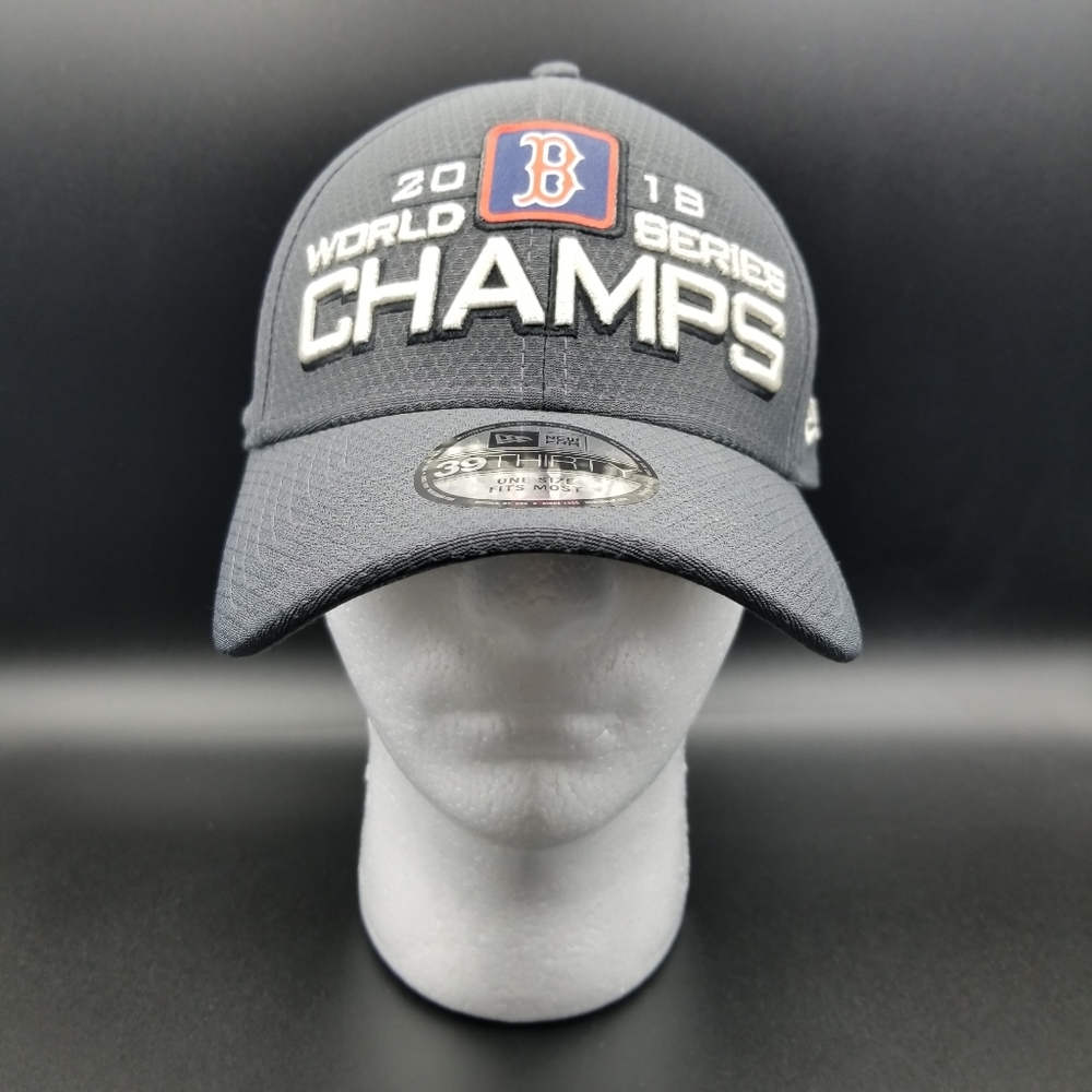 2018 World Series Champion Boston Red Socks Locker Room New Era Flex Hat Cap New